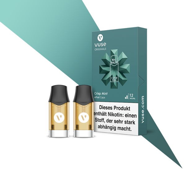Crisp Mint Nic Salts Caps Vuse ePod
