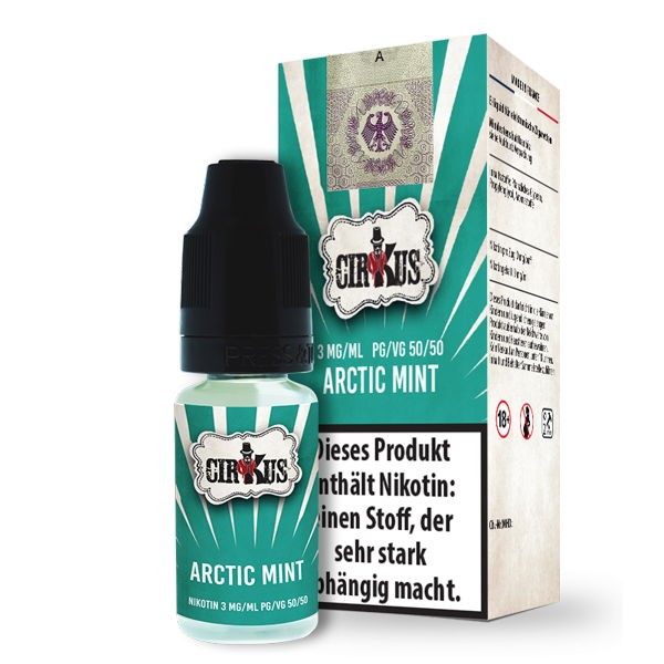 Arctic Mint Liquid CIRKUS 3 mg/ml