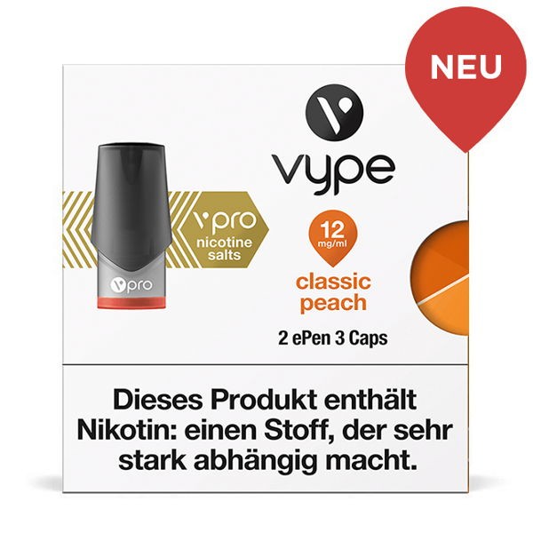 Classic Peach Caps Vype ePen3