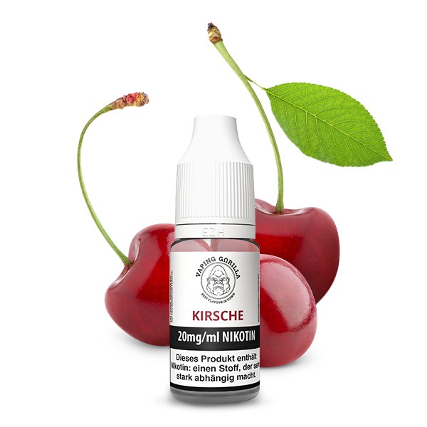 Kirsche Nikotinsalz Liquid Vaping Gorilla Geschmack