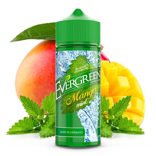 Evergreen Mango Mint Longfill Aroma Geschmack