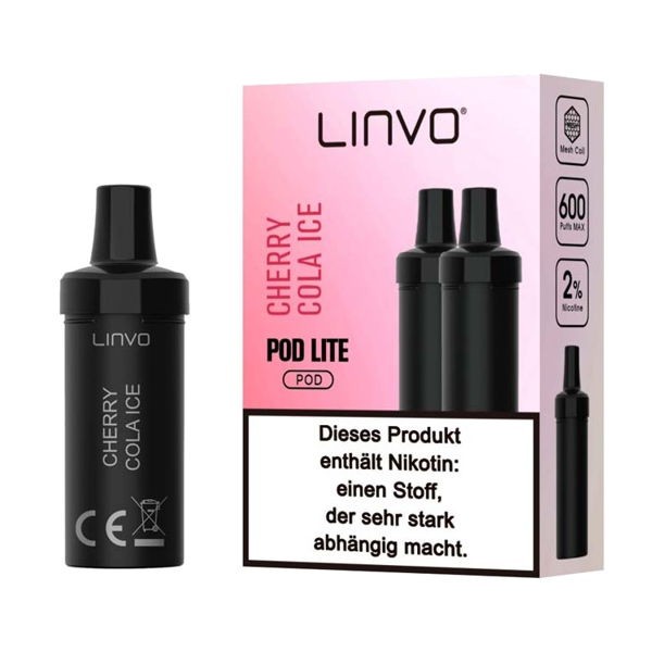 Cherry Cola Ice Prefilled Pod Lite LINVO BAR