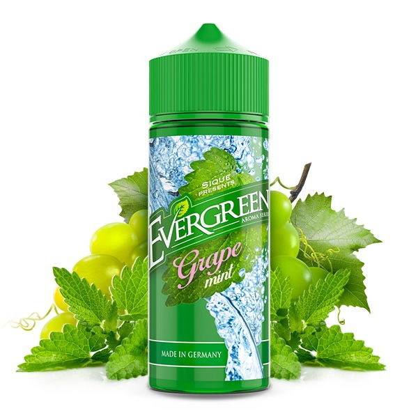 Evergreen Grape Mint Longfill Aroma Geschmack
