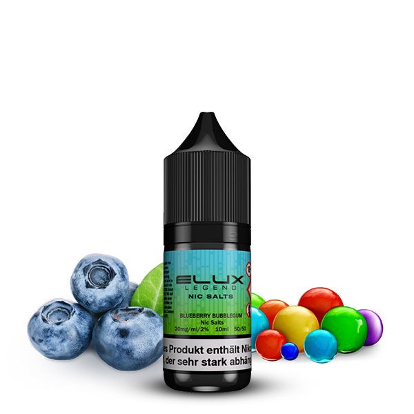 Blueberry Bubblegum Nikotinsalz Liquid ELUX Legend Geschmack