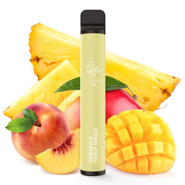 Elf Bar 600 Disposable E-Zigarette Pineapple Peach Mango