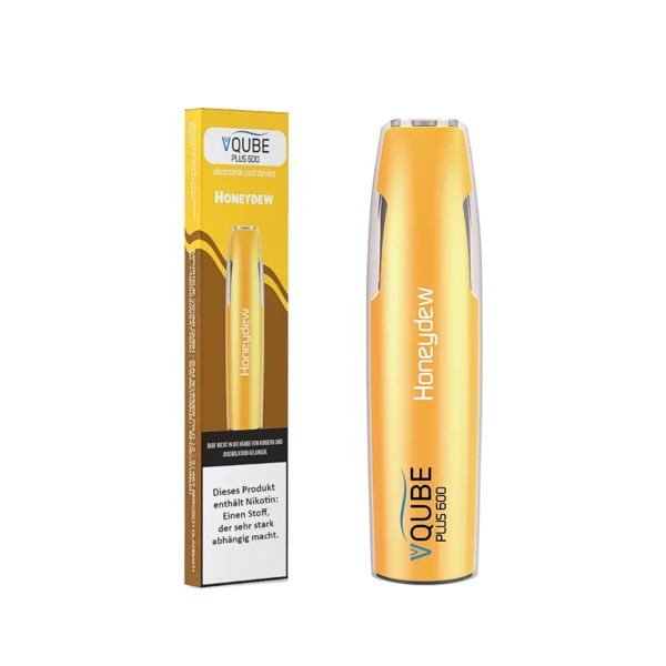 VQube Plus600 Einweg E-Zigarette Honeydew Melon 16 mg/ml