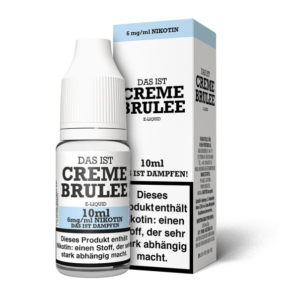 Das ist Dampfen! Creme Brulee Liquid 6 mg/ml