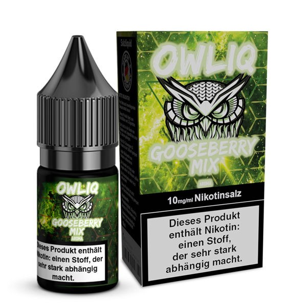 OWLIQ Nikotinsalz Liquid Gooseberry Mix 10 mg/ml