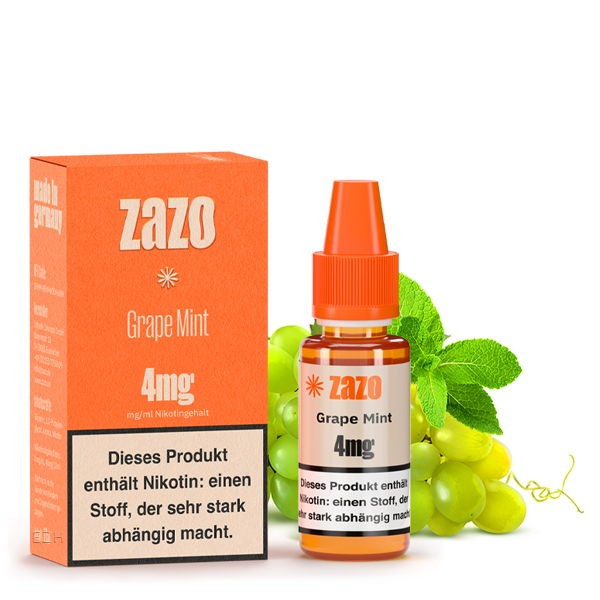 Grape Mint Liquid Zazo 4 mg/ml