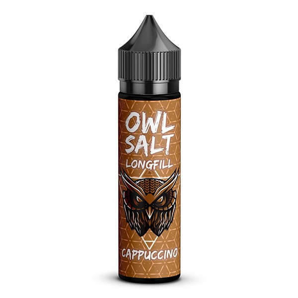Cappuccino Longfill Aroma OWL Salt Flasche
