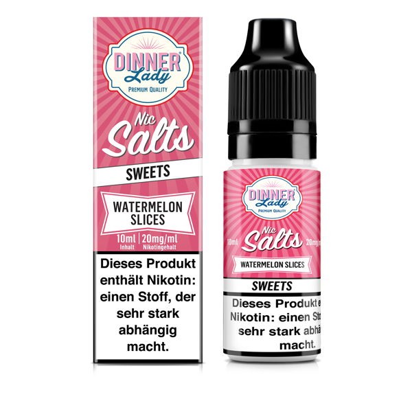 Watermelon Slices Nikotinsalz Liquid DINNER Lady 20 mg/ml