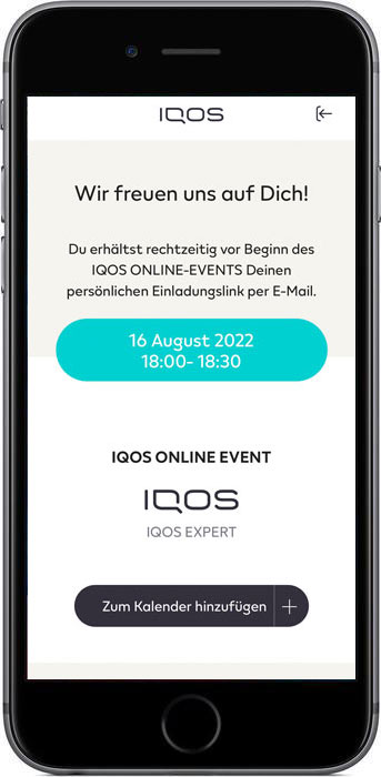 Iqos registrieren