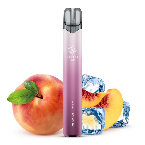 Elf Bar 800 Vape Einweg E-Zigarette Peach Ice Geschmack