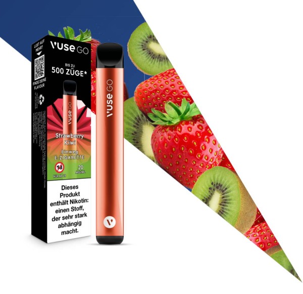 Vuse GO Einweg E-Zigarette Strawberry Kiwi 20 mg/ml