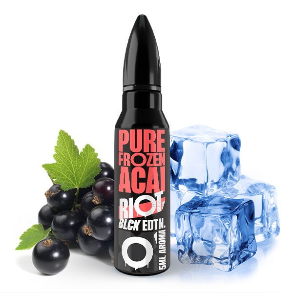 Pure Frozen Acai 5 ml Longfill Aroma Riot Squad Black Geschmack