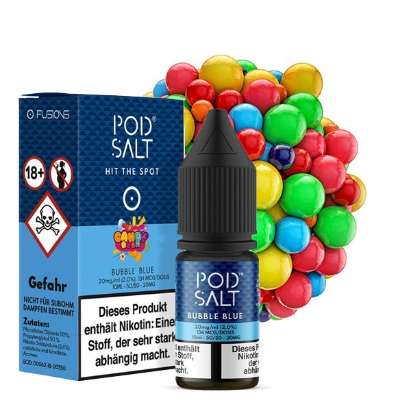 Bubble Blue Nikotinsalz Liquid Pod Salt Fusion