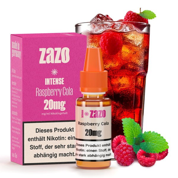 Raspberry Cola Nikotinsalz Liquid ZaZo Intense Geschmack