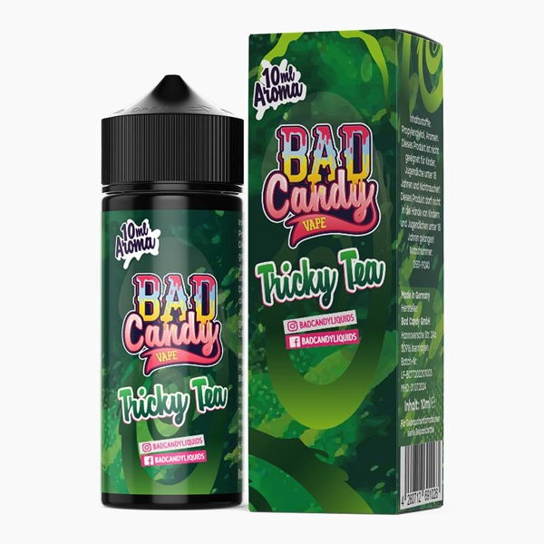 Tricky Tea Longfill Aroma Bad Candy Flasche Verpackung