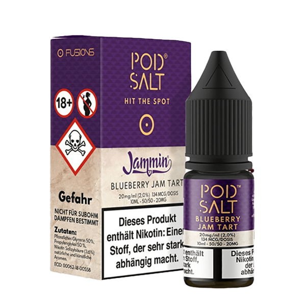 Pod Salt Nikotinsalz Liquid Blueberry Jam Tart