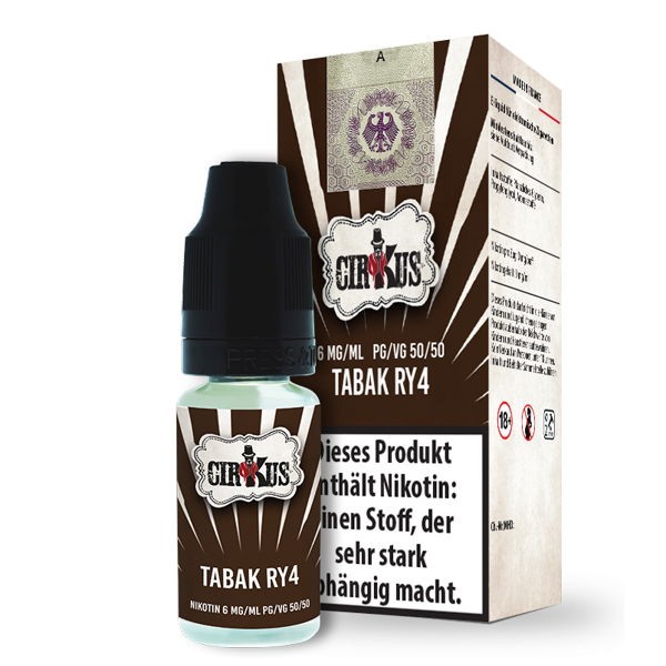 Tabak RY4 Liquid Authentic CirKus 6 mg/ml