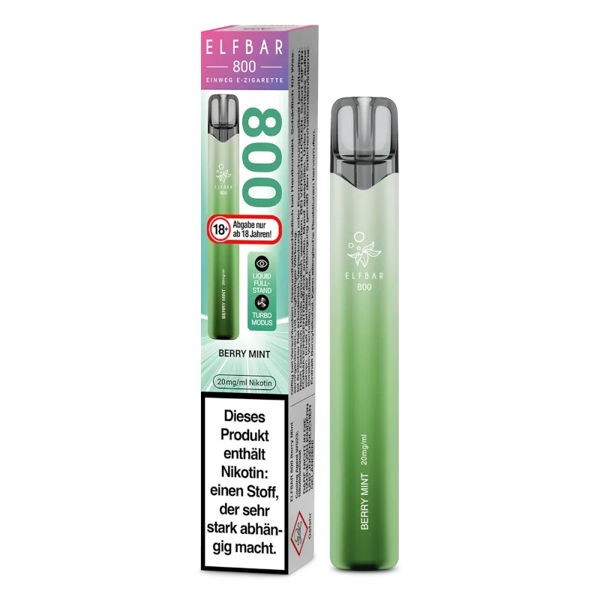 Elf Bar 800 Vape Einweg E-Zigarette Berry Mint