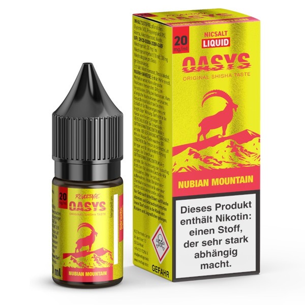 Nubian Mountain Hybrid Nikotinsalz Liquid Revoltage OASYS 20 mg/ml
