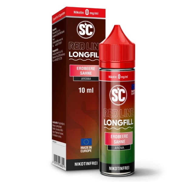 Erdbeere Sahne Longfill Aroma SC Red Line