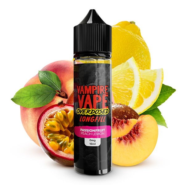 Vampire Vape Overdosed Aroma Passionfruit Peach Lemon Geschmack