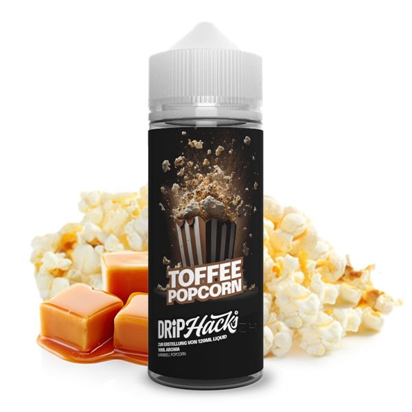 Toffee Popcorn Longfill Aroma Drip Hacks Geschmack