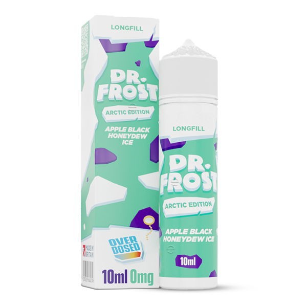 Apple Black Honeydew Ice Longfill Aroma Dr. Frost Arctic Edition Verpackung