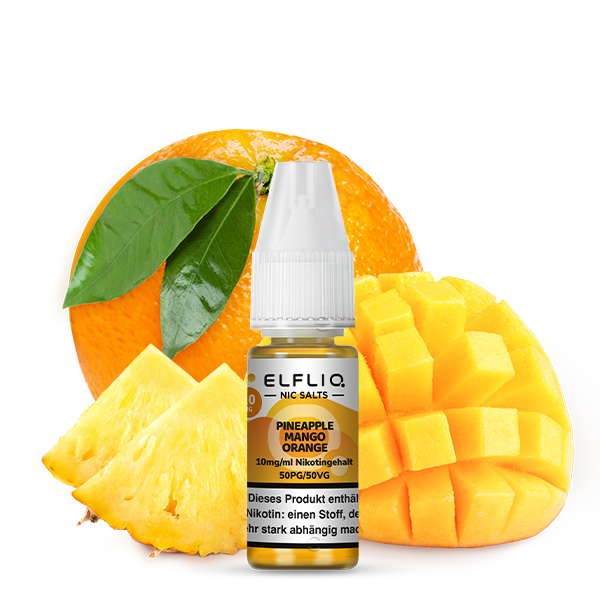 Pineapple Mango Orange Ice Nikotinsalz Liquid Elfliq Elfbar 10 mg/ml Geschmack