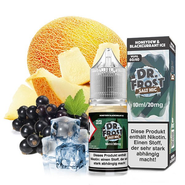 Honeydew Blackcurrant Ice Nikotinsalz Liquid Dr. Frost Salt Nic
