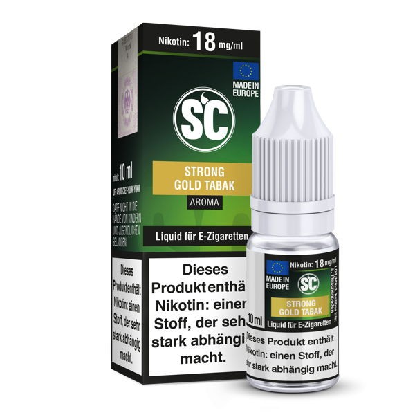 Strong Gold Tabak SC Liquid Beispielbild 18 mg/ml