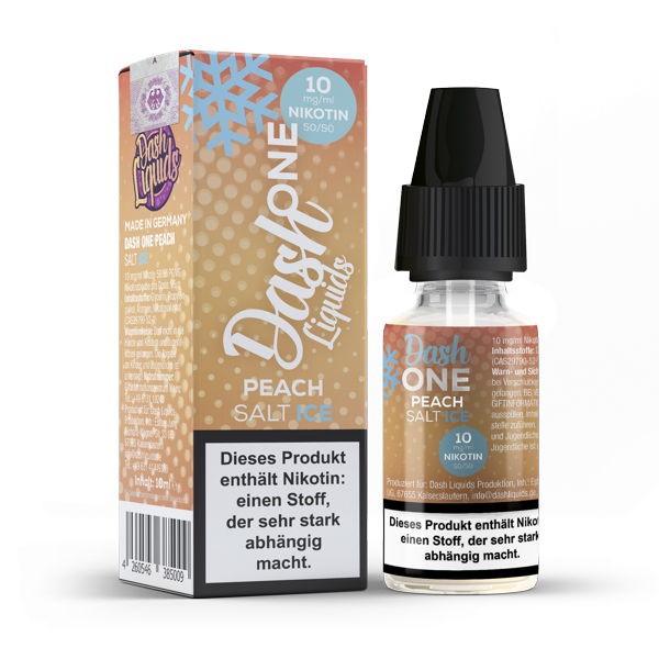 Peach Ice Nikotinsalz Liquid Dash One 10 mg/ml