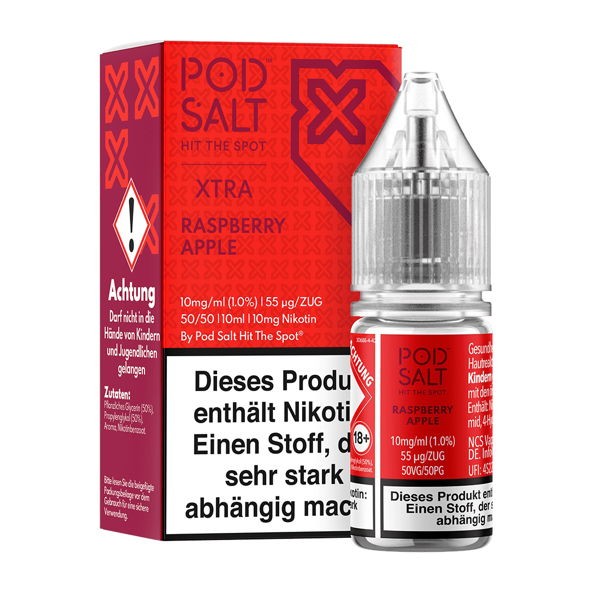 Raspberry Apple Nikotinsalz Liquid Pod Salt Xtra 10 mg/ml