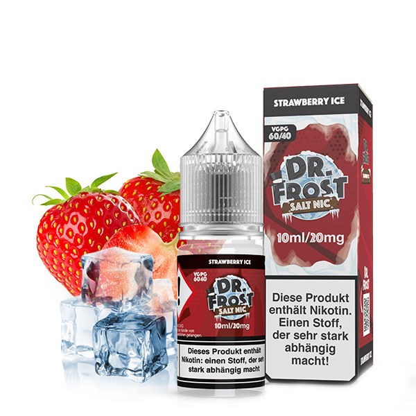 Strawberry Ice Nikotinsalz Liquid Dr. Frost Salt Nic