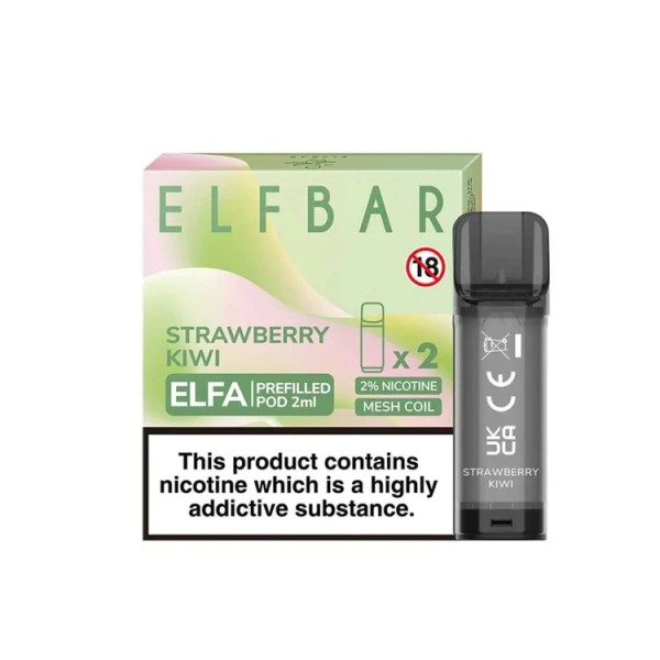 Strawberry Kiwi Prefilled Ersatz Pod ELFA Elf Bar