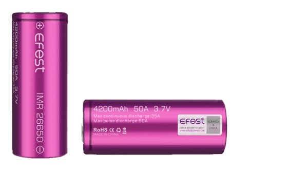 Efest Purple IMR26650 | 4200 mAh