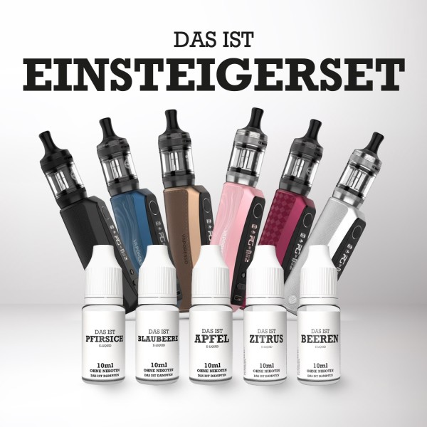 Einsteigerset E-Zigarette & Liquid