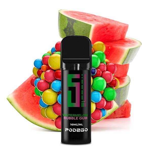 Watermelon Bubble Gum Prefilled Pod 5EL Pod2Go 16 mg/ml