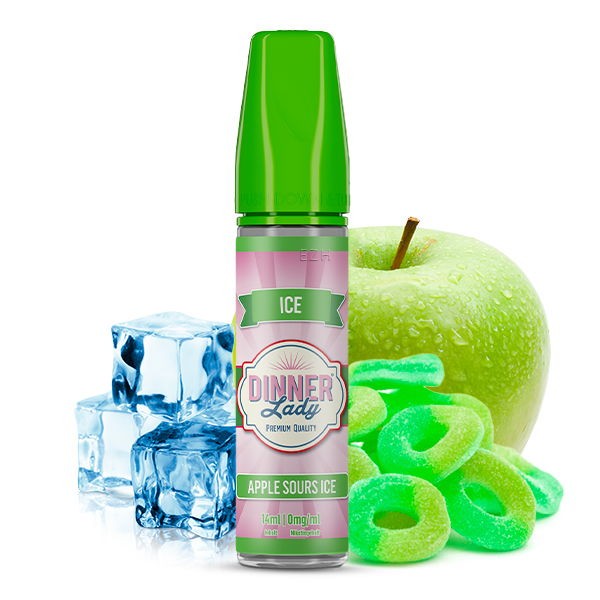 Apple Sours ICE Longfill Aroma DINNER Lady 14 ml Geschmack
