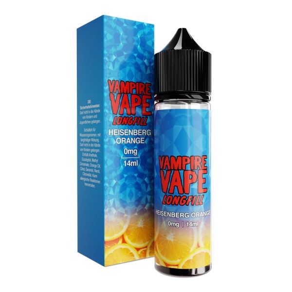 Heisenberg Orange Longfill Aroma Vampire Vape Verpackung