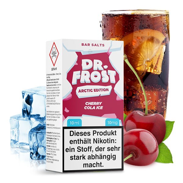 Dr. Frost Arctic Edition Cherry Cola Ice Nikotinsalz Liquid 10 mg/ml Geschmack
