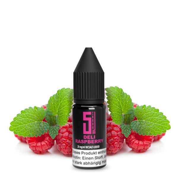 Deli Raspberry Nikotinsalz Liquid 5 Elements Geschmack Beispielbild 20 mg/ml