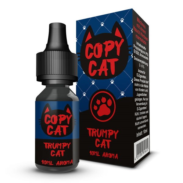  Copy Cat Aroma Trumpy Cat Flasche Verpackung