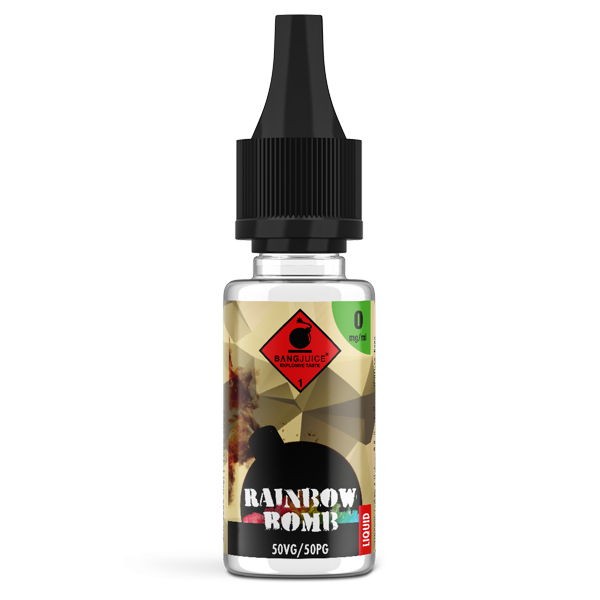 Rainbow Bomb Liquid Bang Juice 0 mg/ml Flasche