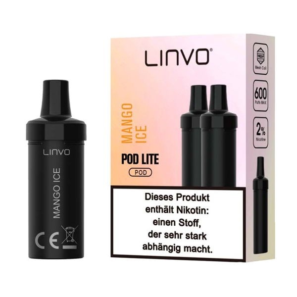 Mango Ice Prefilled Pod Lite LINVO BAR