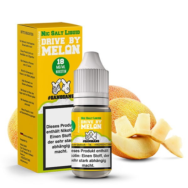 Drive by Melon Nikotinsalz Liquid #GangGang