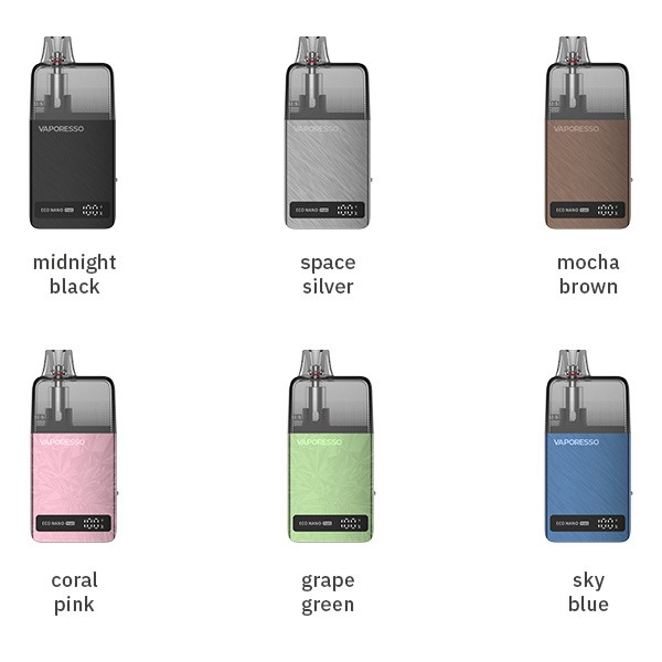 Vaporesso Eco Nano Plus Pod E-Zigarette Auswahl Farben