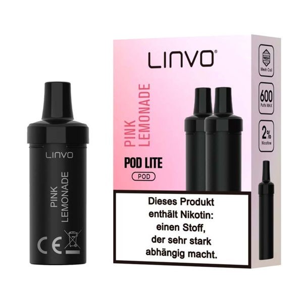 Pink Lemonade Prefilled Pod Lite LINVO BAR